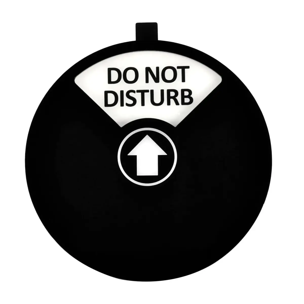 Kichwit Privacy Sign for Office, Do Not Disturb, Out of Office, Please Knock, In a Meeting (Black&White, 5 inch) - view 8