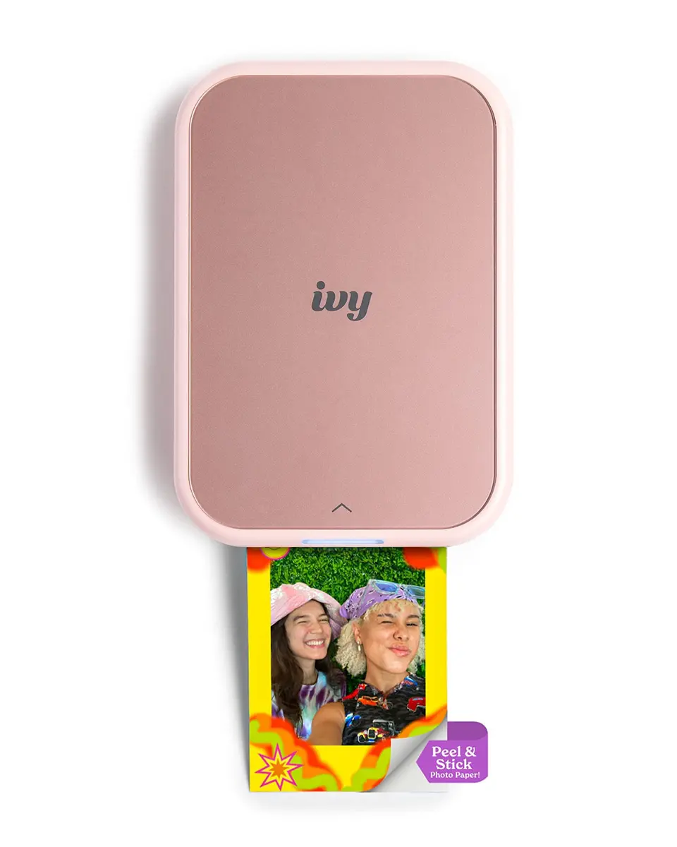 Canon Ivy 2 Mini Photo Printer, Blush Pink | Portable ZINK Printer with Sticky-Back Prints & Bluetooth 5.0 - main product image
