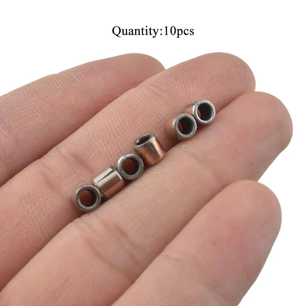 Acoeitl Steel Sleeve Bushing Bearing 3mm Bore x 5mm OD x 5mm Length Bronze No Oil Tight Fit (70-120 chars) - view 5