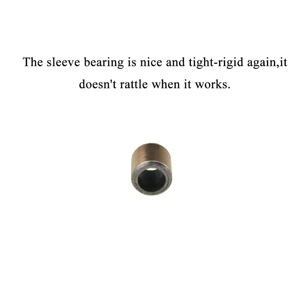 Acoeitl Steel Sleeve Bushing Bearing 3mm Bore x 5mm OD x 5mm Length Bronze No Oil Tight Fit (70-120 chars) - view 3