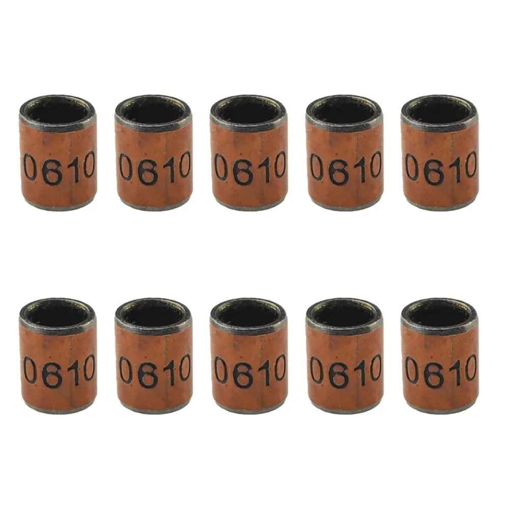 Acoeitl Steel Sleeve Bushing Bearing 6mm Bore x 8mm OD x 10mm Length | Tight, Oil-Free, No Rattle, 10Pcs - main product image