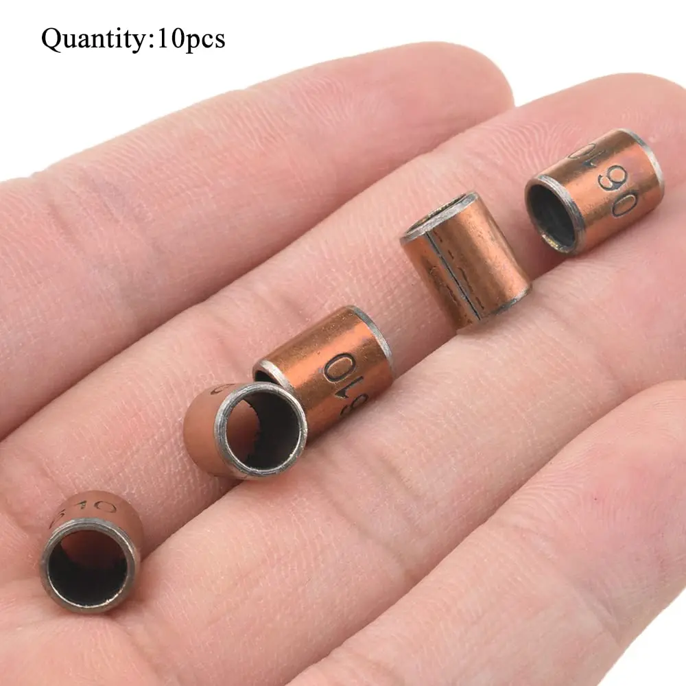 Acoeitl Steel Sleeve Bushing Bearing 6mm Bore x 8mm OD x 10mm Length | Tight, Oil-Free, No Rattle, 10Pcs - view 6