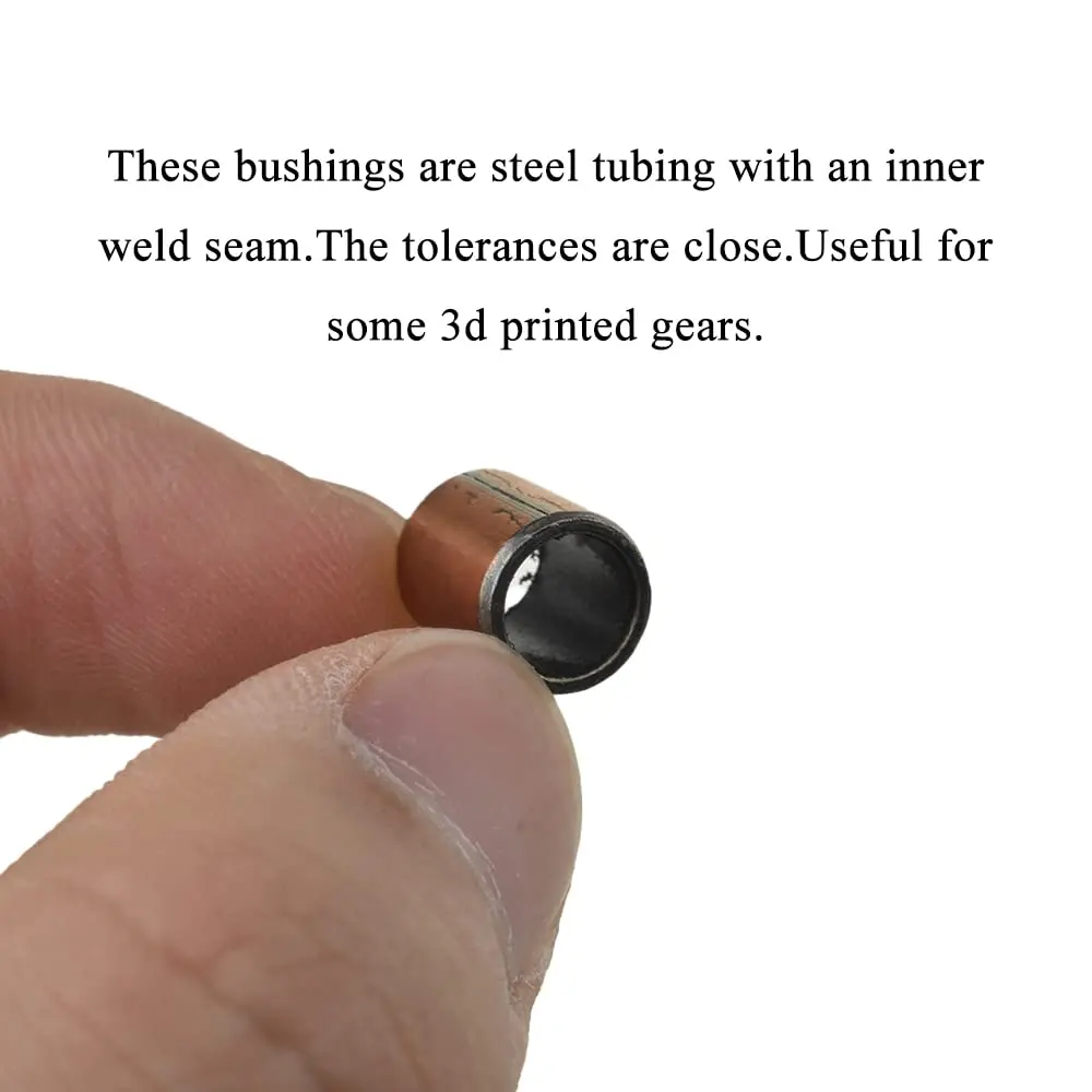 Acoeitl Steel Sleeve Bushing Bearing 6mm Bore x 8mm OD x 10mm Length | Tight, Oil-Free, No Rattle, 10Pcs - view 4