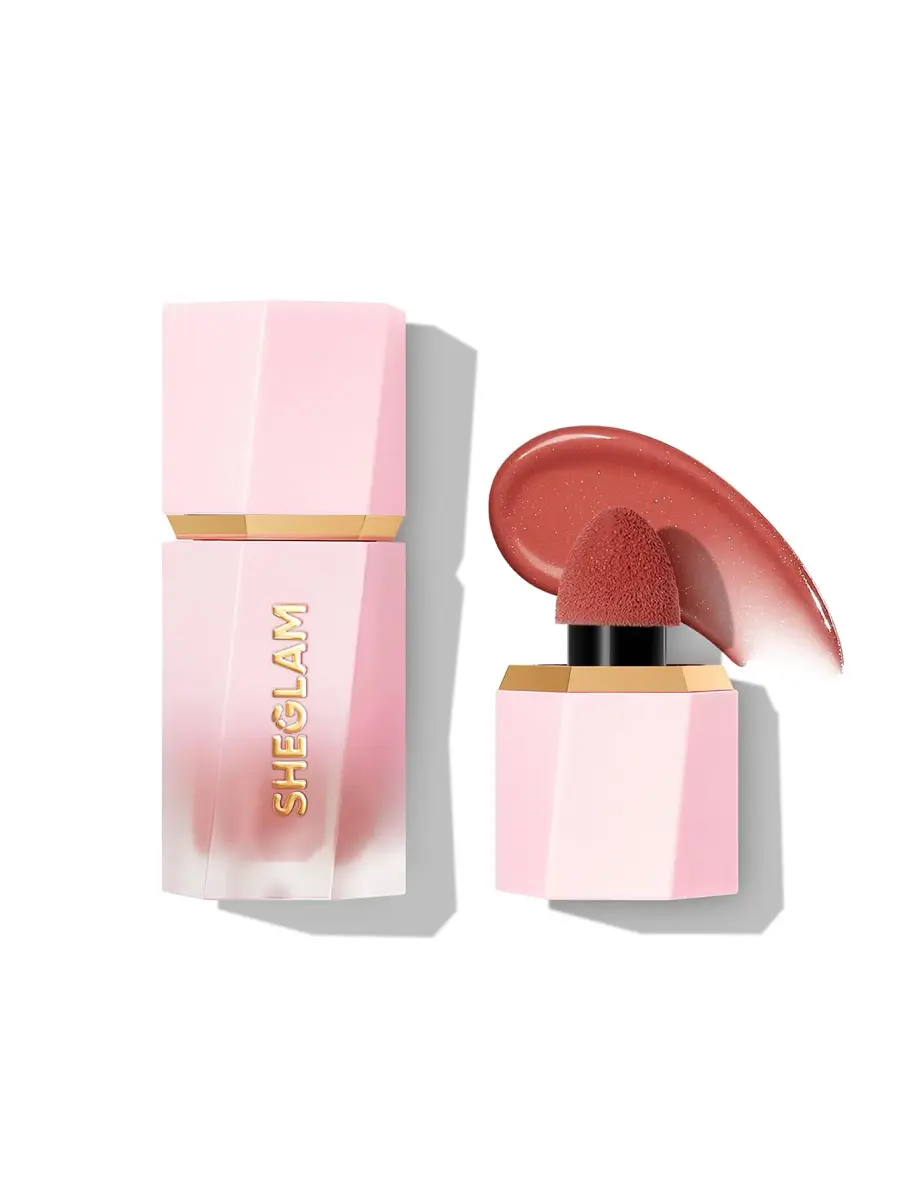 SHEGLAM Color Bloom Dayglow Liquid Blush Makeup Risky Business 5ml (0.18 Fl Oz) | Shimmer Finish for Cheeks - main product image