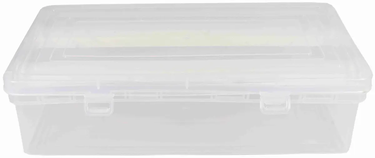 NMII Multipurpose Plastic Storage Box with 2 Adjustable Rods | 31cm x 16cm x 8.5cm - view 3