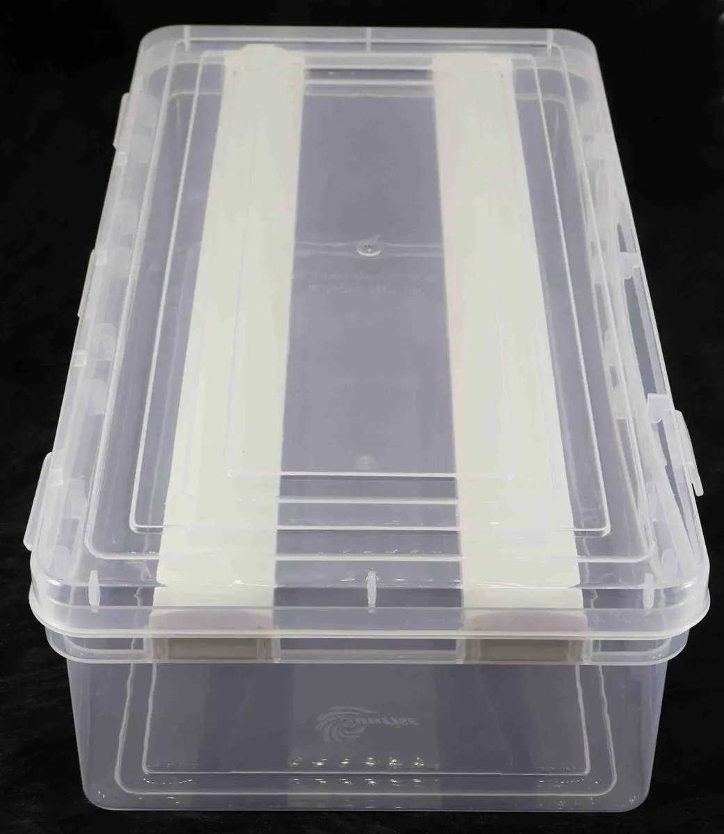 NMII Multipurpose Plastic Storage Box with 2 Adjustable Rods | 31cm x 16cm x 8.5cm - view 4