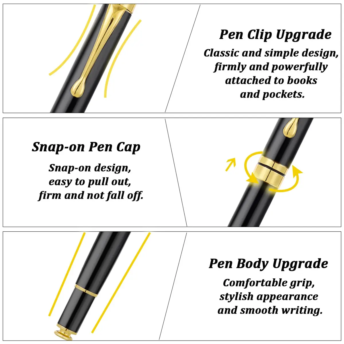 FEIDIAO Deluxe Ballpoint Pen Kit 0.5mm | Stylish Gift for Men & Women - view 7