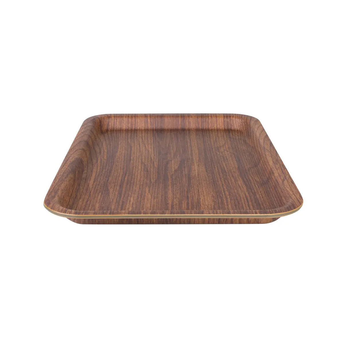 LUXE PARTY Mahogany Collection Serving Tray | Wooden Look, Dishwasher Safe, Freezer Safe, 9.5" x 13.6" - view 5
