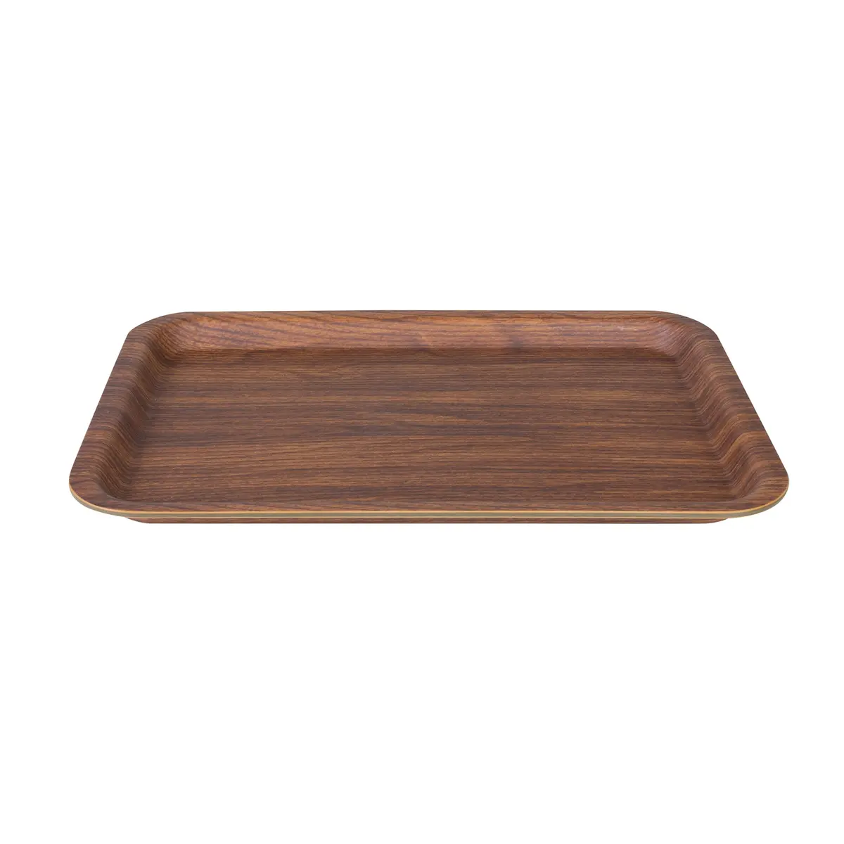 LUXE PARTY Mahogany Collection Serving Tray | Wooden Look, Dishwasher Safe, Freezer Safe, 9.5" x 13.6" - view 3