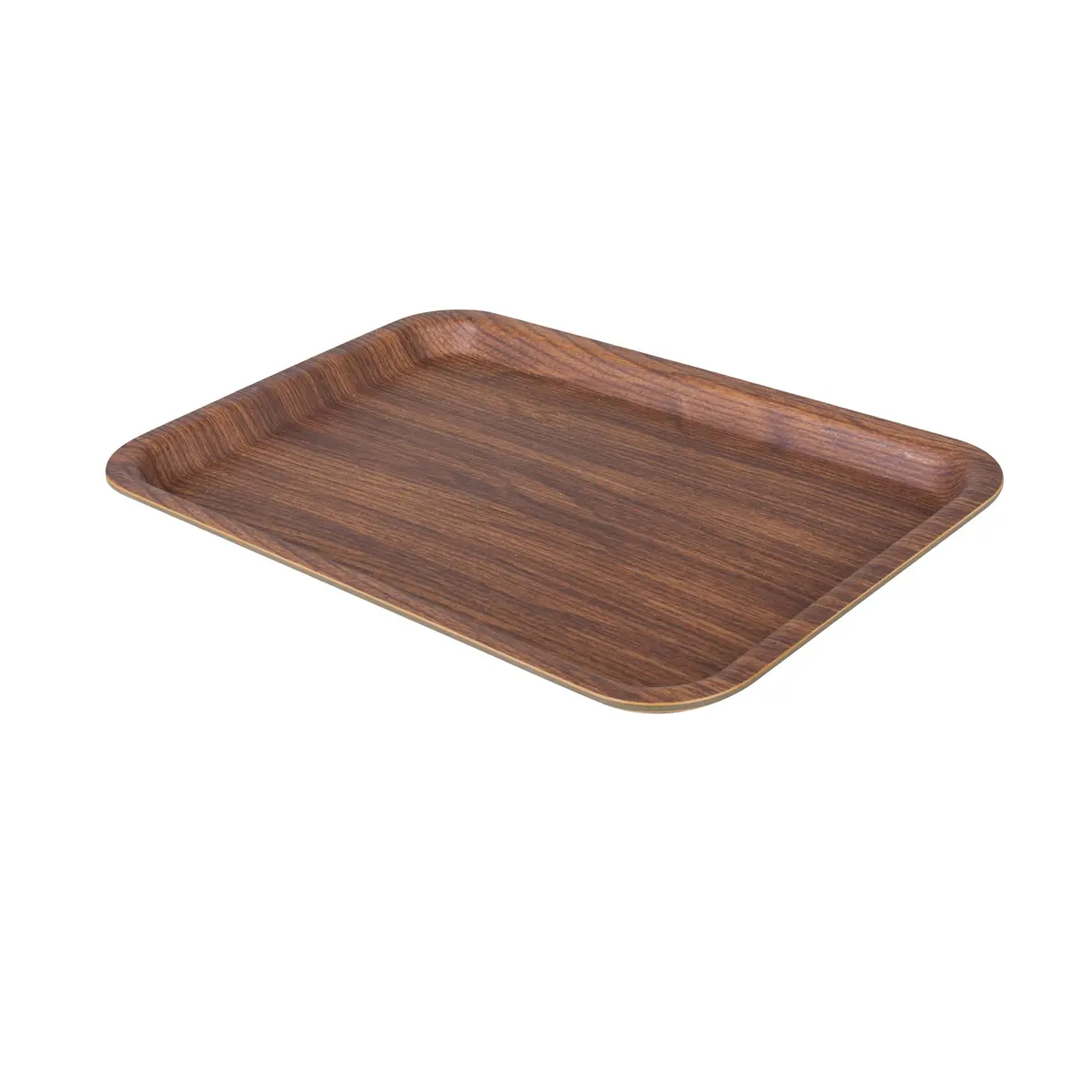 LUXE PARTY Mahogany Collection Serving Tray | Wooden Look, Dishwasher Safe, Freezer Safe, 9.5" x 13.6" - view 4