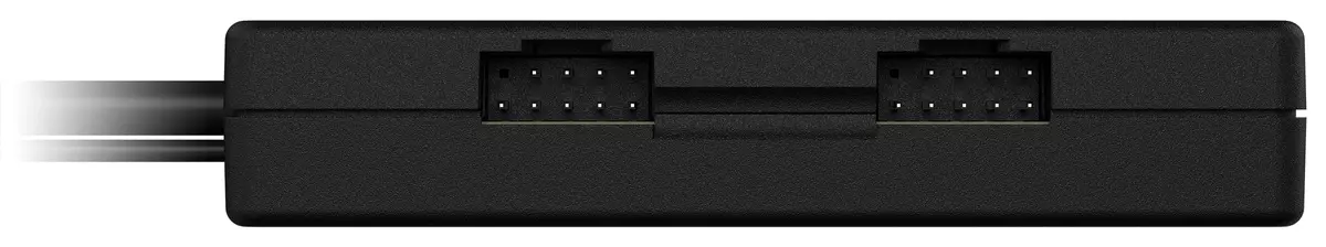 Corsair Internal 4-Port USB 2.0 Hub - 4X 9-Pin USB 2.0 Ports - Easy Magnetic Installation - Compatible with Most Intel® and AMD® Motherboards - Black - view 6