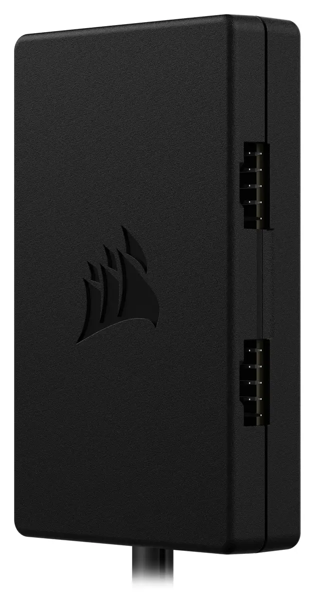 Corsair Internal 4-Port USB 2.0 Hub - 4X 9-Pin USB 2.0 Ports - Easy Magnetic Installation - Compatible with Most Intel® and AMD® Motherboards - Black - view 4