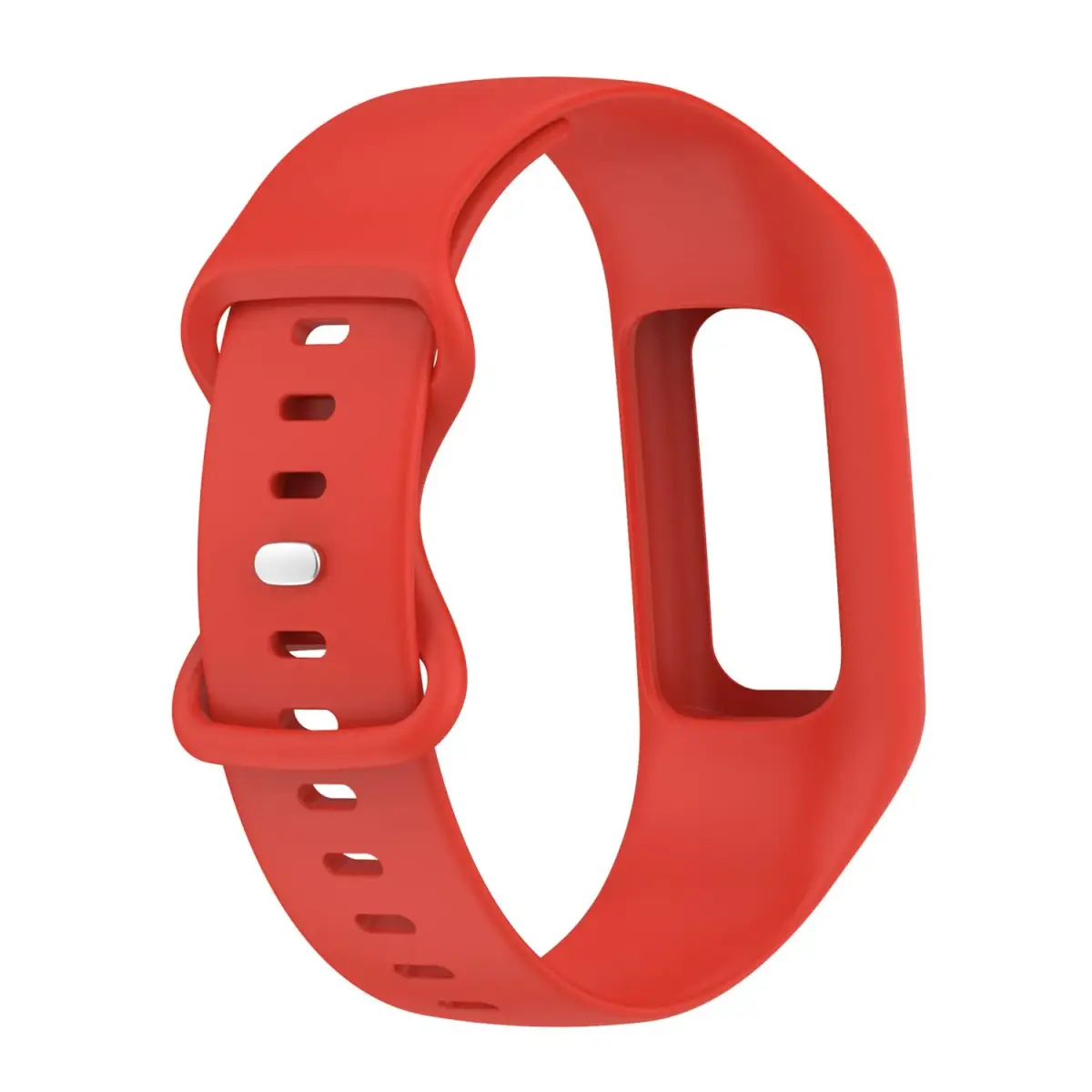 Gheper Soft Silicone Watchband Compatible with Fitbit Charge 6/5/4/3/3SE, Red, 16mm (0.63 inches) | Breathable & Durable Replacement Strap - view 5