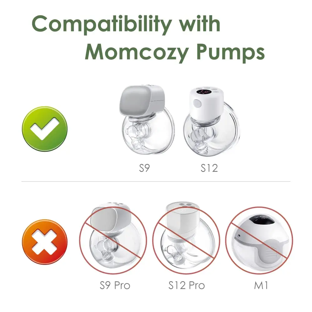 Maymom 21mm Flange Inserts for 24mm Breast Shields | BPA-Free Silicone, 2-Pack - view 4