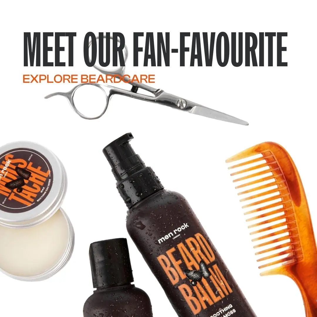 Men Rock Soothing Moustache Wax 25ml | Moisturizes & Styles with Argan Oil - view 6