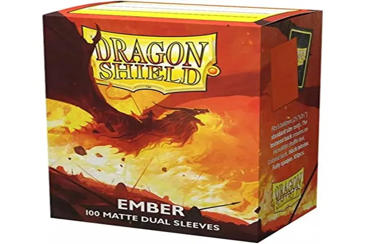 Dragon Shield Matte Dual Standard Size Card Sleeves (100 CT, Ember) | USA Imported TCG Protection - view 4