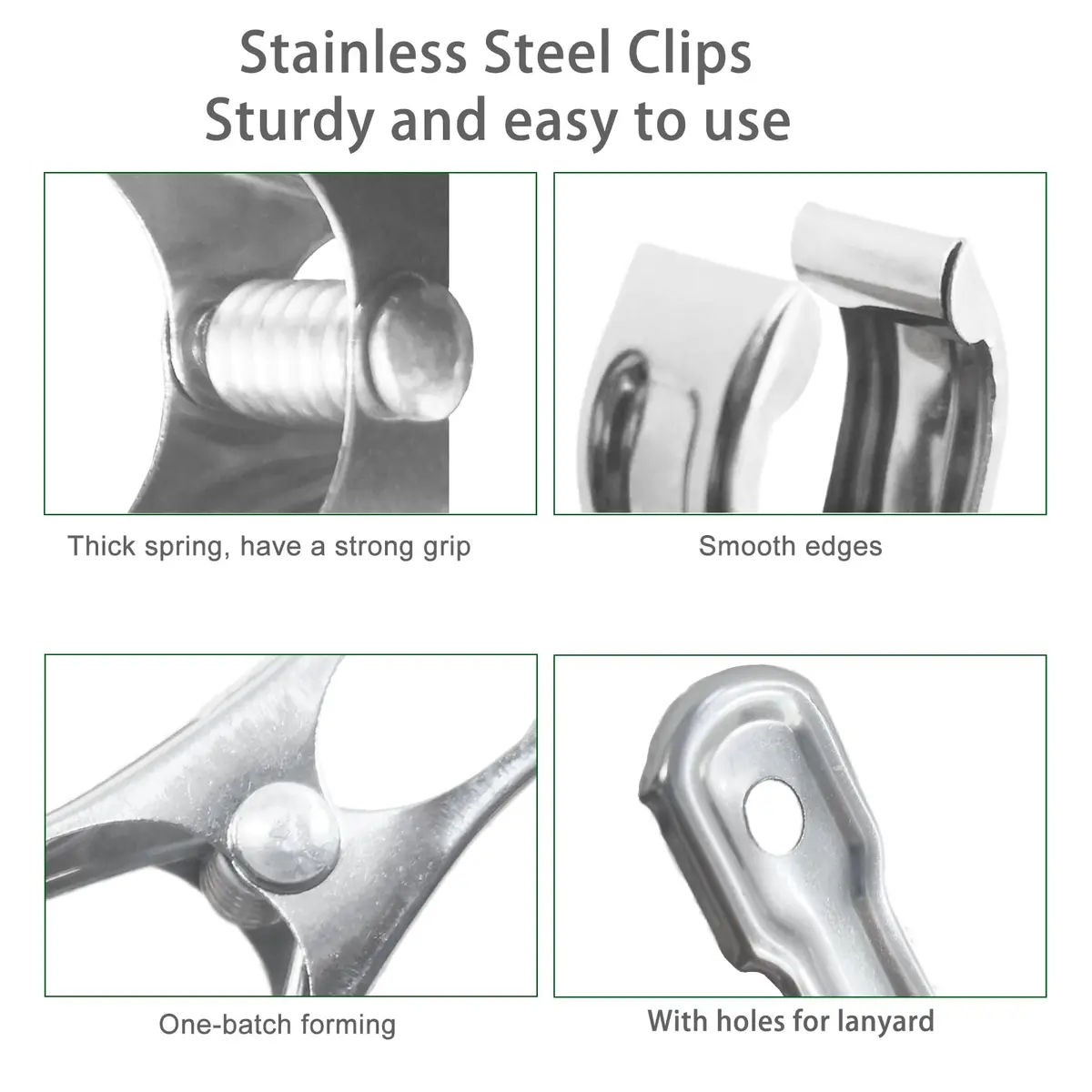 Samhopo Garden Clips 20Pcs | Metal Greenhouse Clamps for Netting & Supports in India - view 4