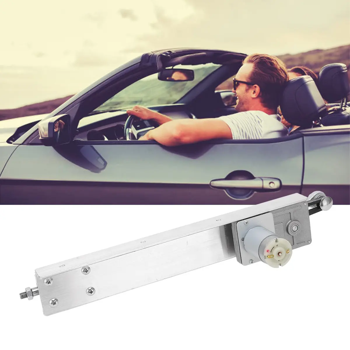 FTVOGUE Cycling Reciprocating Linear Actuator Motor 24V 315cm Stroke | Aluminum Alloy, US Plug, 210rpm - view 3
