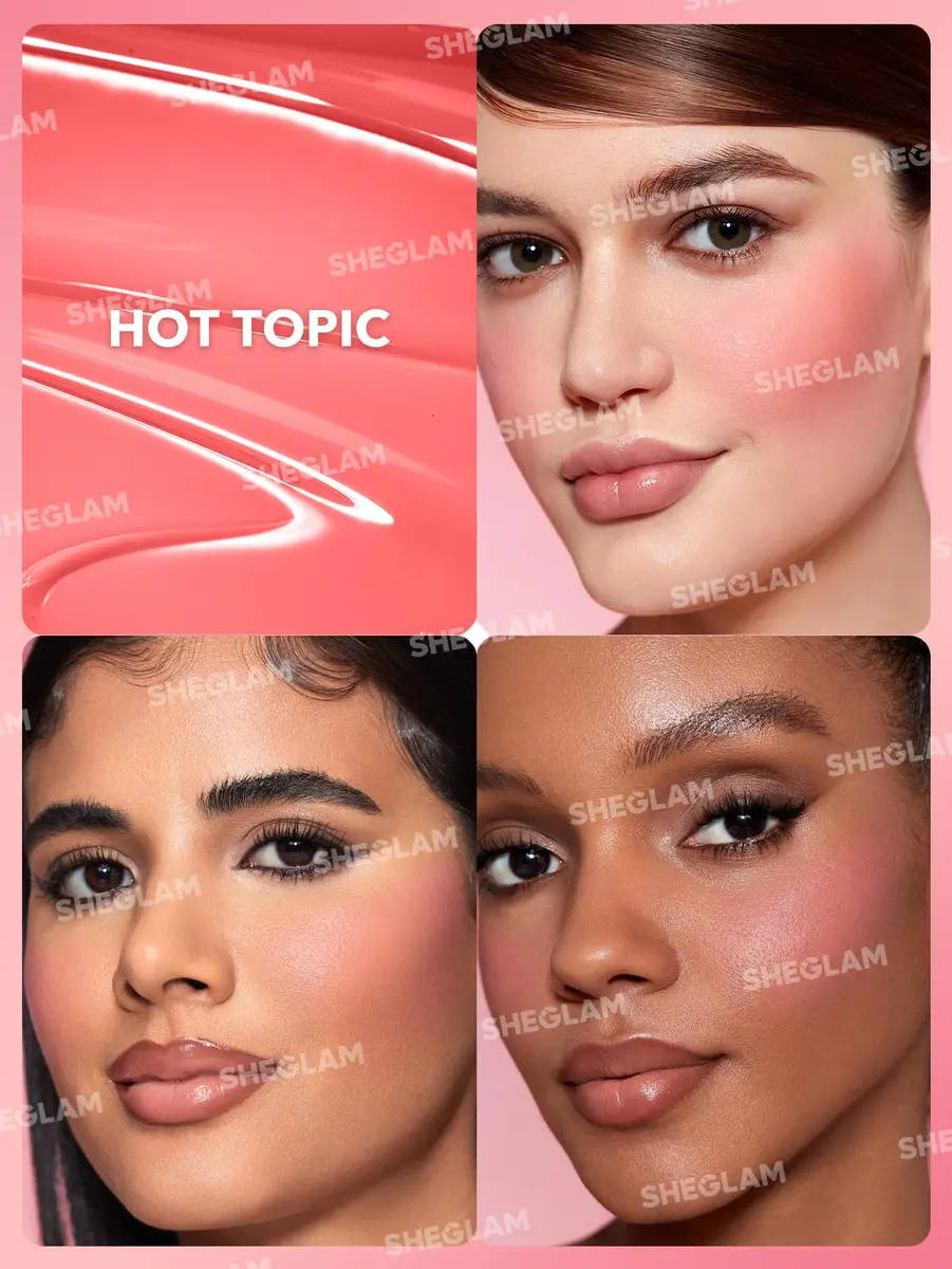 SHEGLAM Liquid Blush for Cheeks Rose Ritual | Matte Finish, Hydrating, Waterproof (0.18 Fl Oz) - view 7
