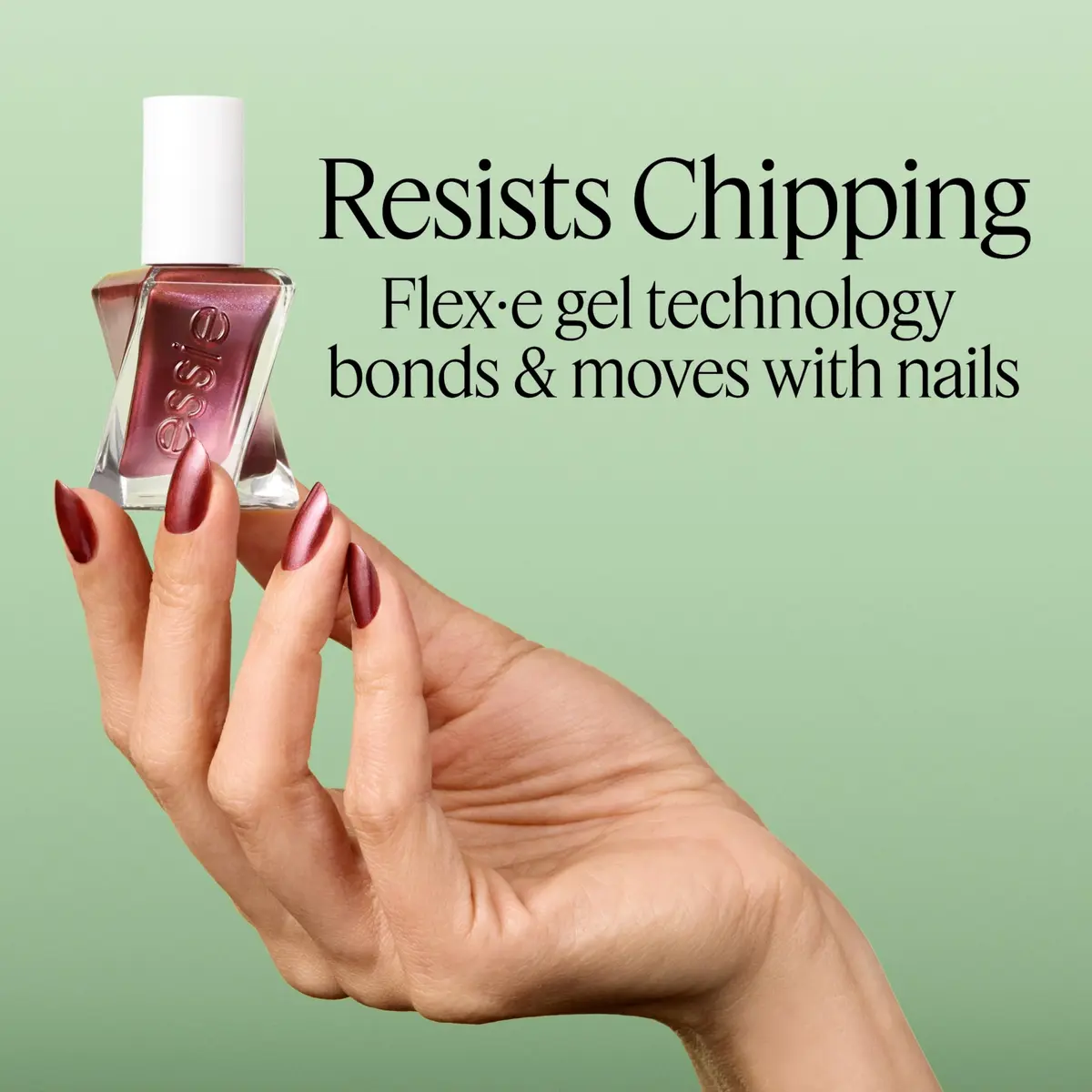 essie gel couture Long-Lasting Nail Polish 0.46 fl oz | Vegan, Chip-Resistant, High Shine - view 6