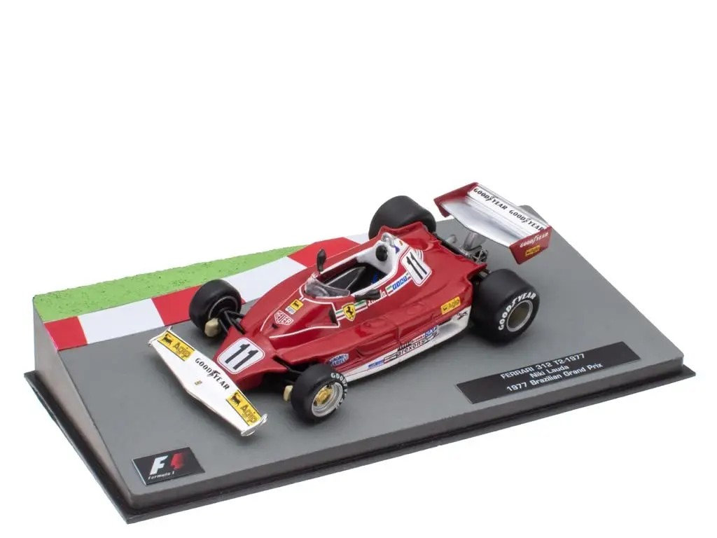 OPO 10 - Miniature Formula 1 Car 1/43 Red | Compatible with Ferrari 312 T2 1977 - main product image