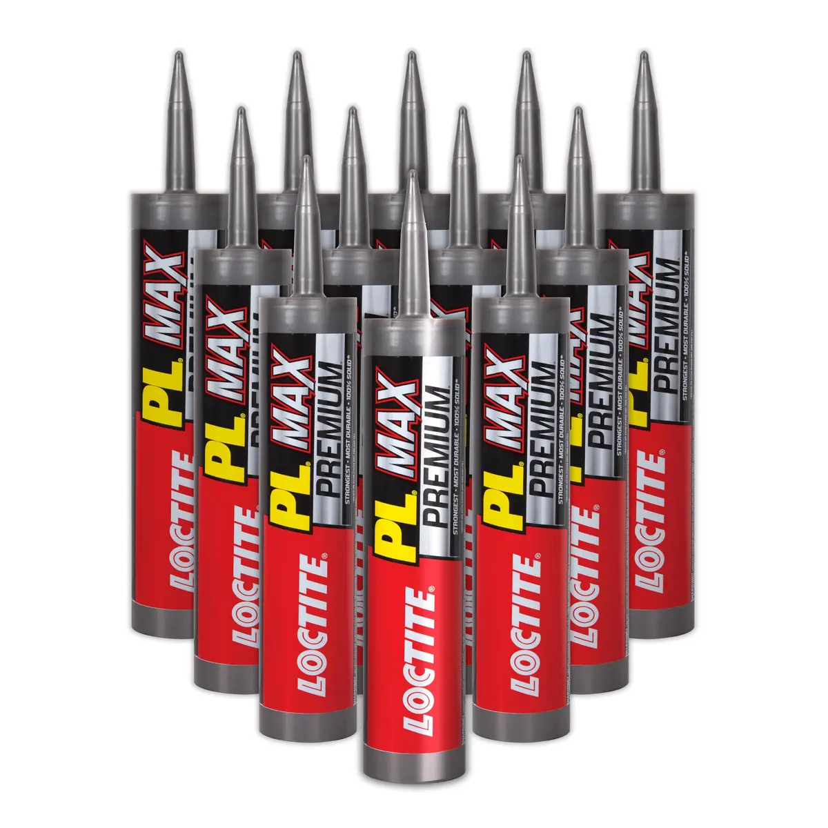 Loctite PL Premium Max Construction Adhesive 12 Pack | Heavy-Duty Waterproof Bond for Interior & Exterior - main product image