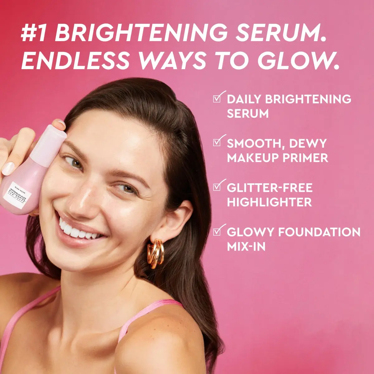 Glow Recipe Watermelon Niacinamide Dew Drops Serum 80ml (2.7 Fl Oz) | Brightening & Hydrating Face Serum - view 4