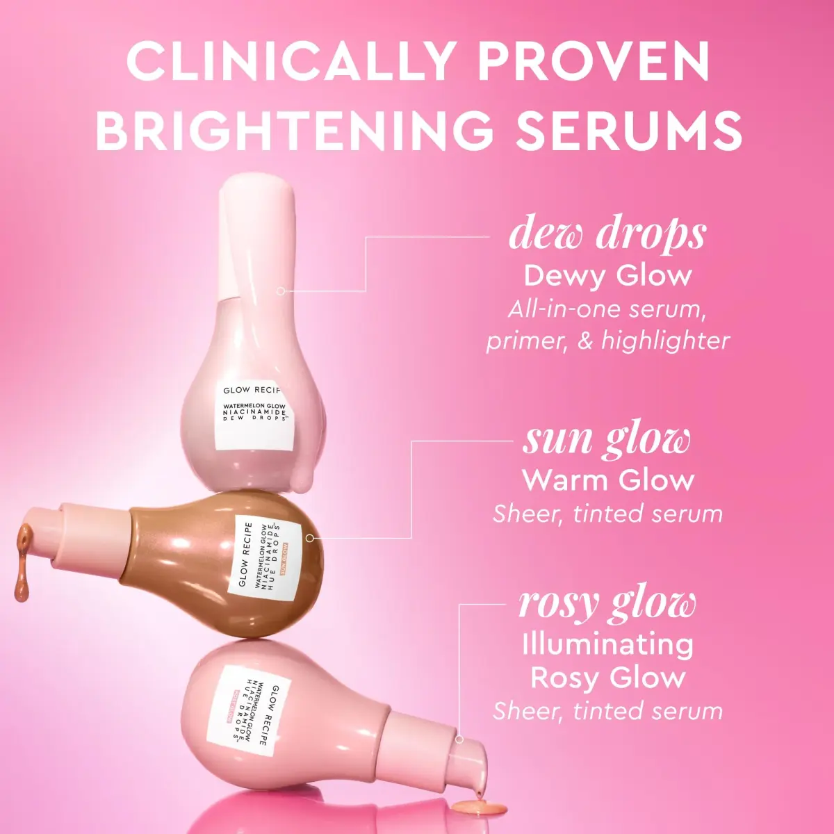 Glow Recipe Watermelon Niacinamide Dew Drops Serum 80ml (2.7 Fl Oz) | Brightening & Hydrating Face Serum - view 9