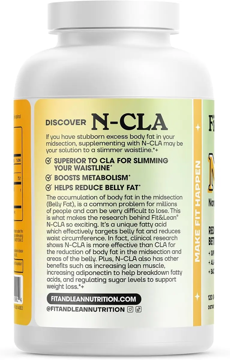 Fit & Lean N-CLA 120 Serv | Supports Belly Fat Reduction & Lean Muscle - view 2
