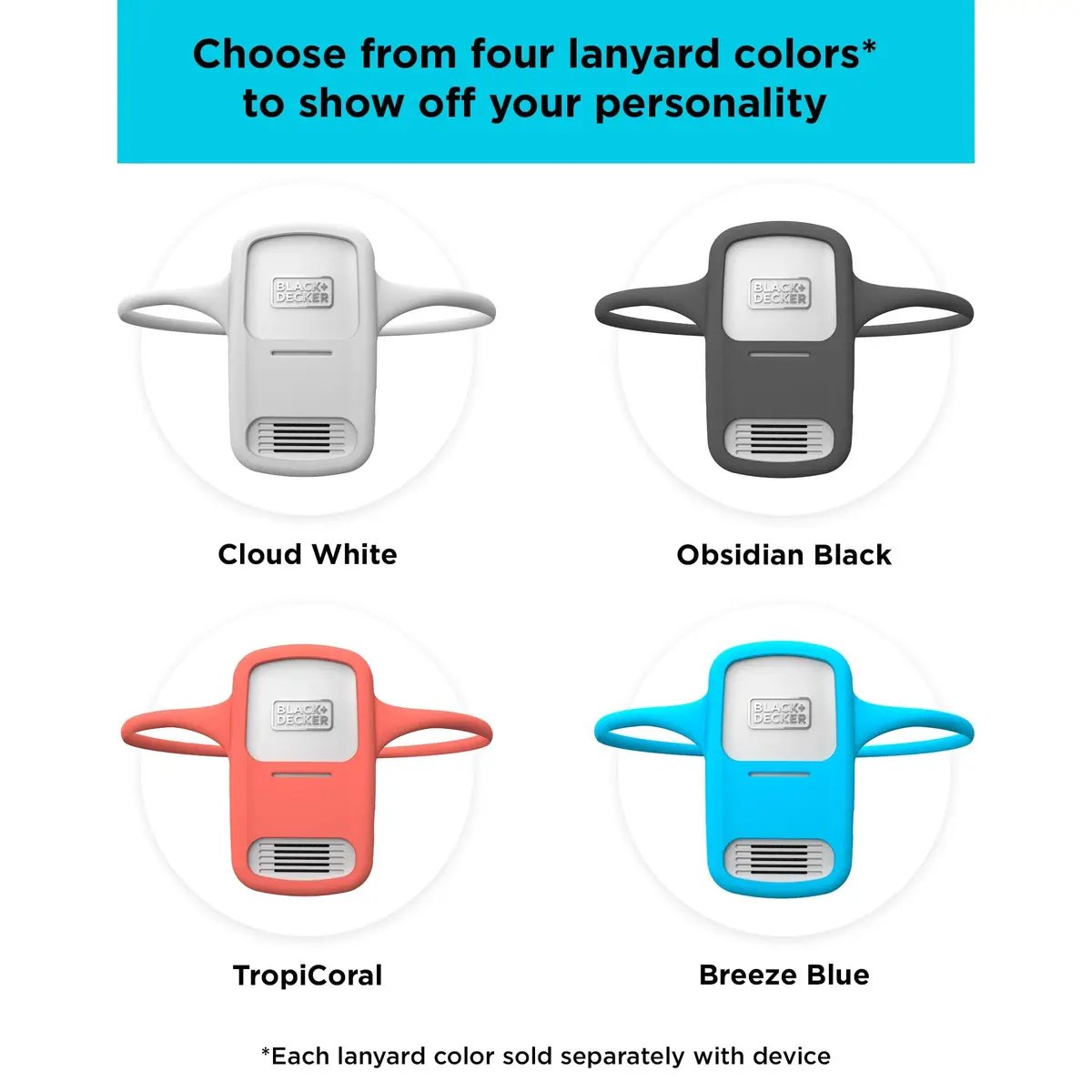 BLACK+DECKER Comfortpak Wearable Cooling and Heating Device Breeze Blue | Portable Thermal Control - view 9