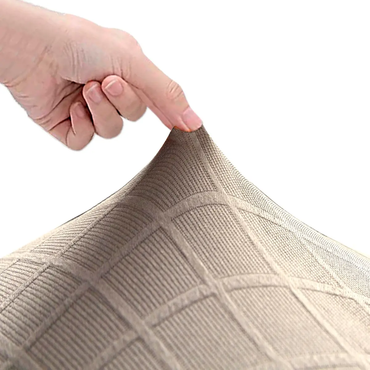 LANSHENG Reusable Wingback Chair Cover Khaki | Washable & Elastic Fit (120-130 chars) - view 5