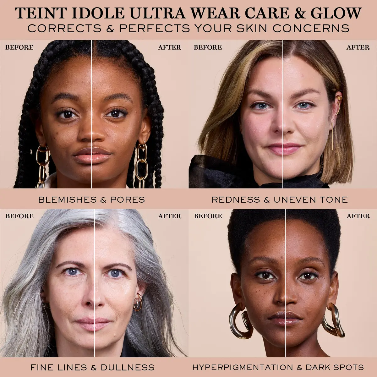 Lancôme Teint Idole Ultra Wear Care & Glow Foundation SPF 27-425C | Hydrating, Buildable Medium Coverage, Glow Finish - view 6