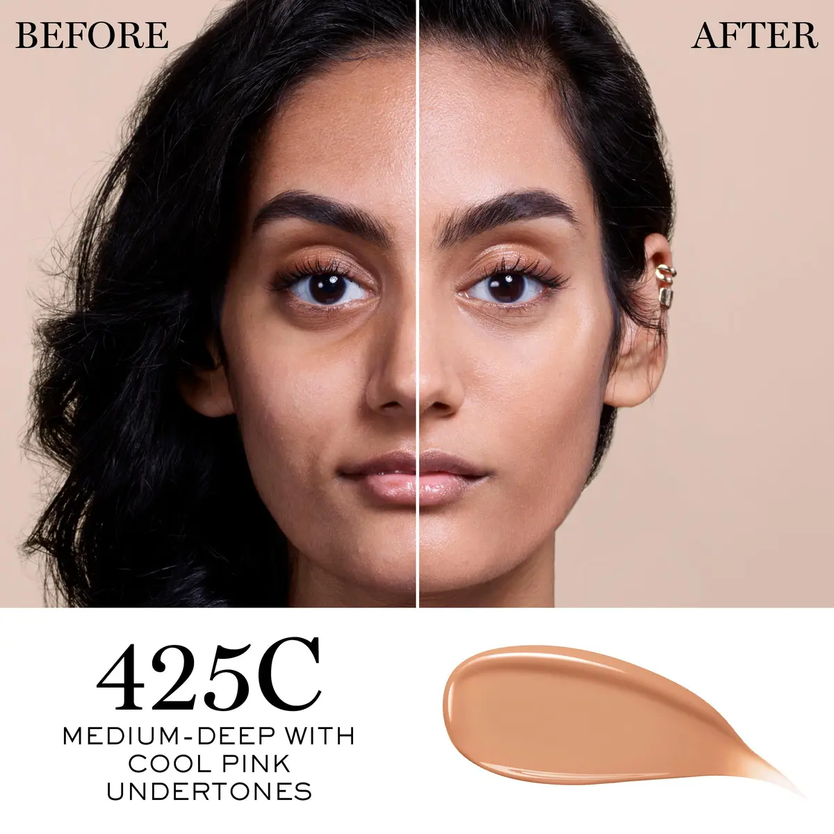 Lancôme Teint Idole Ultra Wear Care & Glow Foundation SPF 27-425C | Hydrating, Buildable Medium Coverage, Glow Finish - view 2