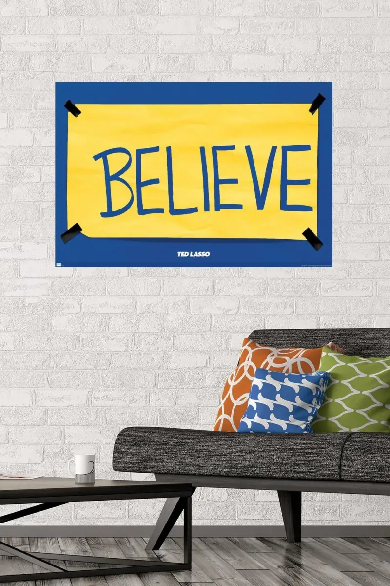 Trends International Ted Lasso - Believe Wall Poster 86cm x 57cm | Officially Licensed Art Print - view 2