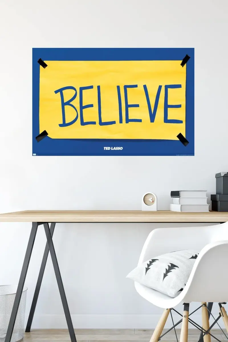 Trends International Ted Lasso - Believe Wall Poster 86cm x 57cm | Officially Licensed Art Print - view 4