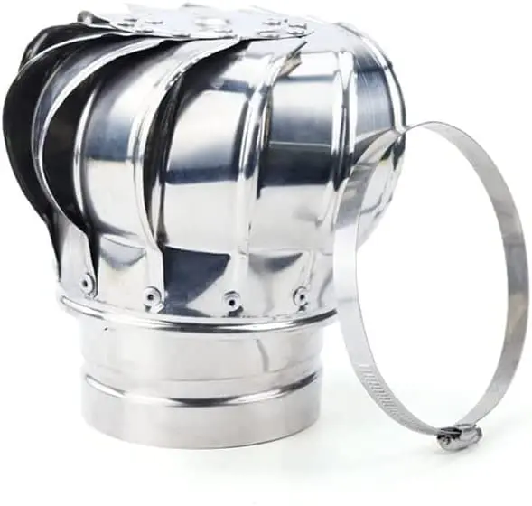 Marsrut Roof Ventilator 110mm Stainless Steel 201 | Efficient Attic Air Circulation - view 2