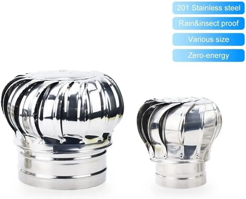 Marsrut Roof Ventilator 110mm Stainless Steel 201 | Efficient Attic Air Circulation - view 11