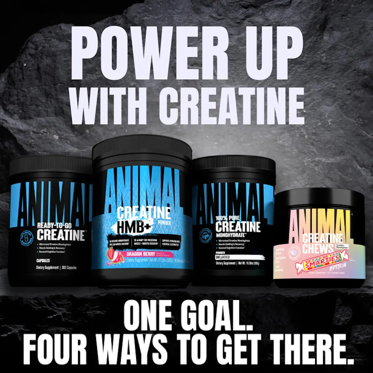 Animal Creatine Monohydrate Powder 1000g | Unflavored, Max Performance & Recovery - view 7