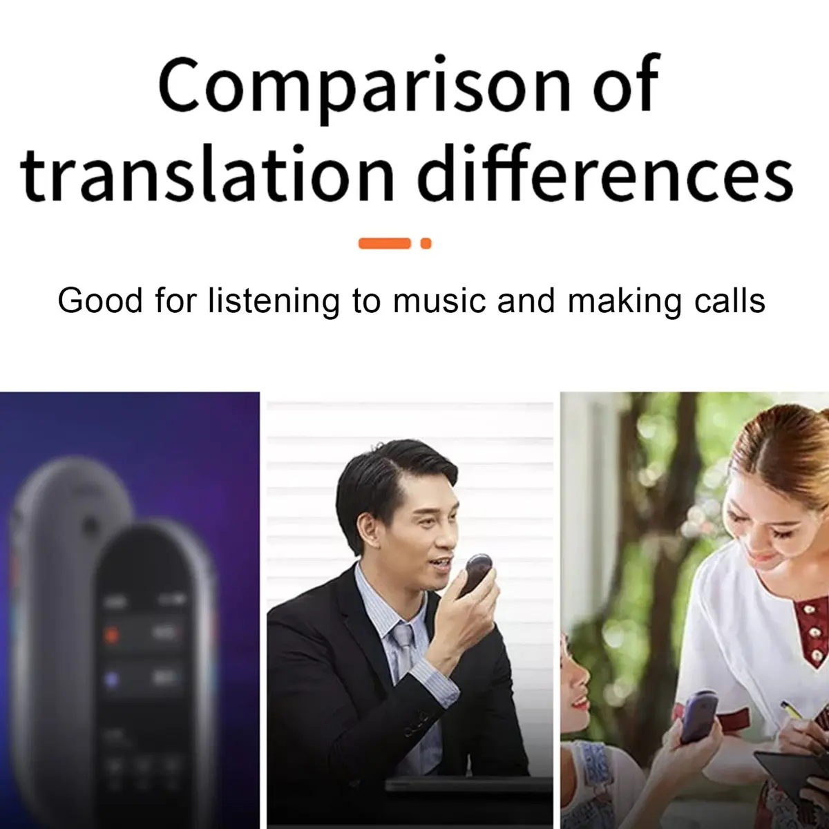 Yoidesu Y113 Language Translator Earbuds | Supports Calls, Music, 84 Languages, Bluetooth 5.3, 3H Listening, Portable Charging Case - view 5