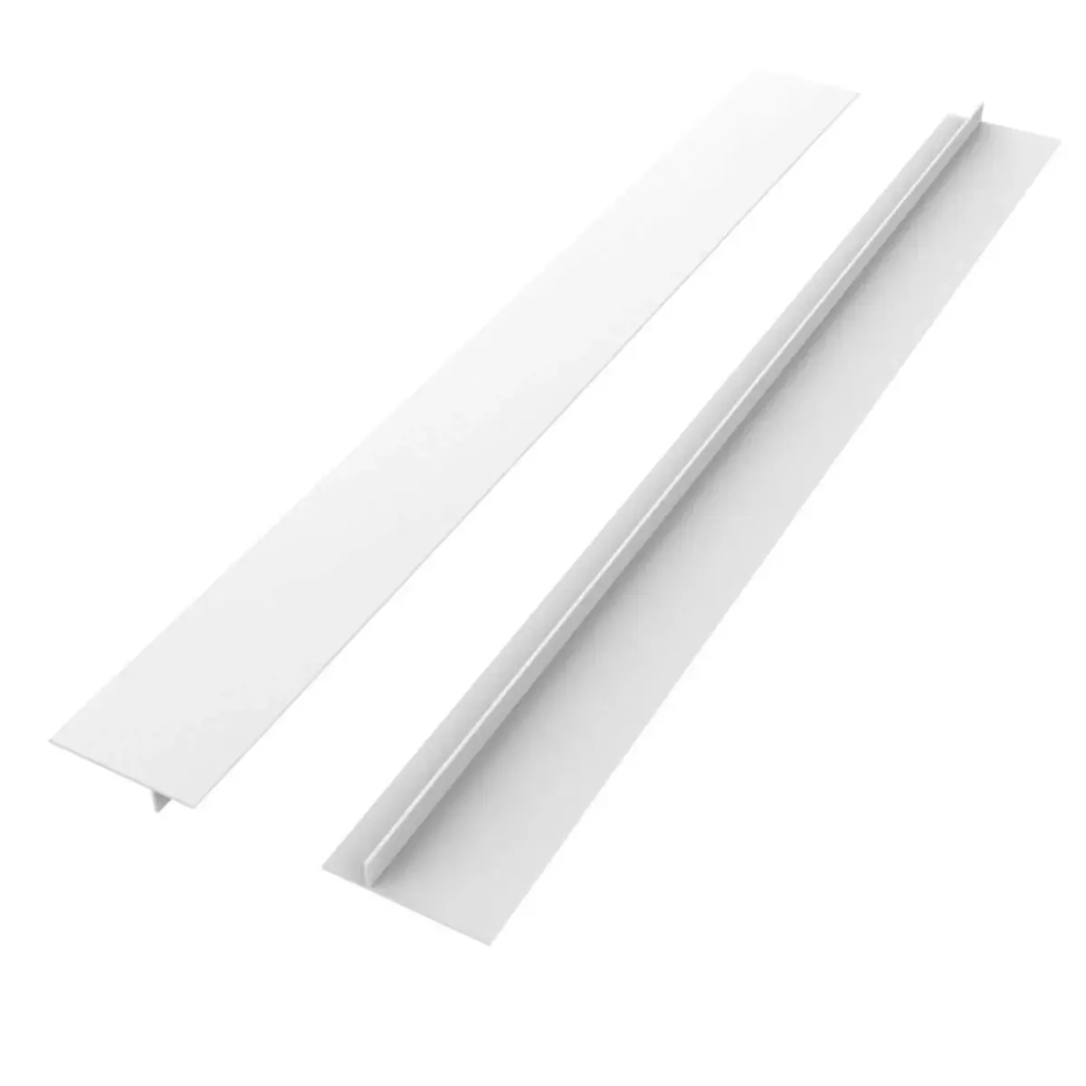 REEDTOCK Kitchen Stove Counter Gap Cover 2 Pack, 25 Inches White | Seals Gaps Between Appliances - main product image