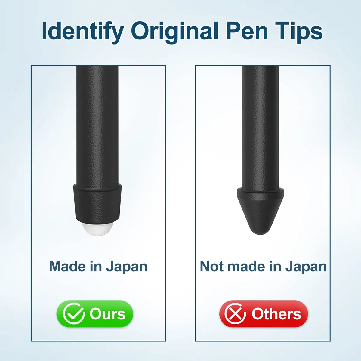 Weikdury HB Type Pen Tips for Surface Pro 4 & 2017 Pen (4-Pack) | Original Quality Replacement Kit - view 4
