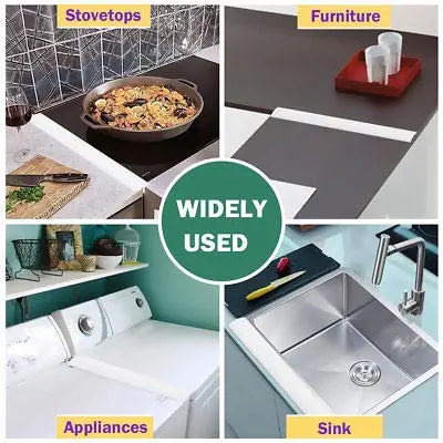 REEDTOCK Silicone Stove Gap Covers 21 inches (63.9 cm) | Seals Gaps Between Stove and Countertop - view 7