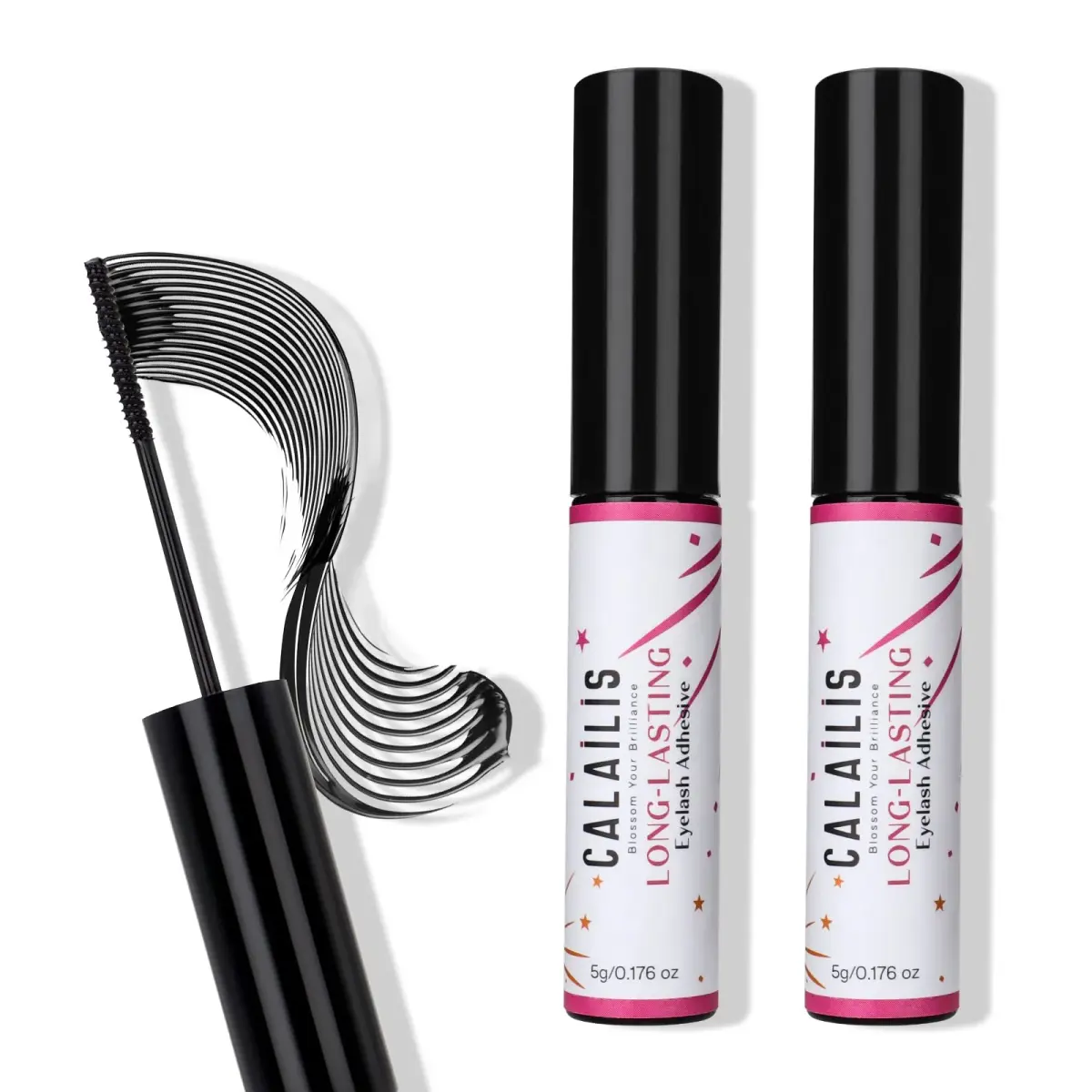 CALAILIS Cluster Lash Glue 2 Pack | Super Strong Hold for 48 Hours - main product image