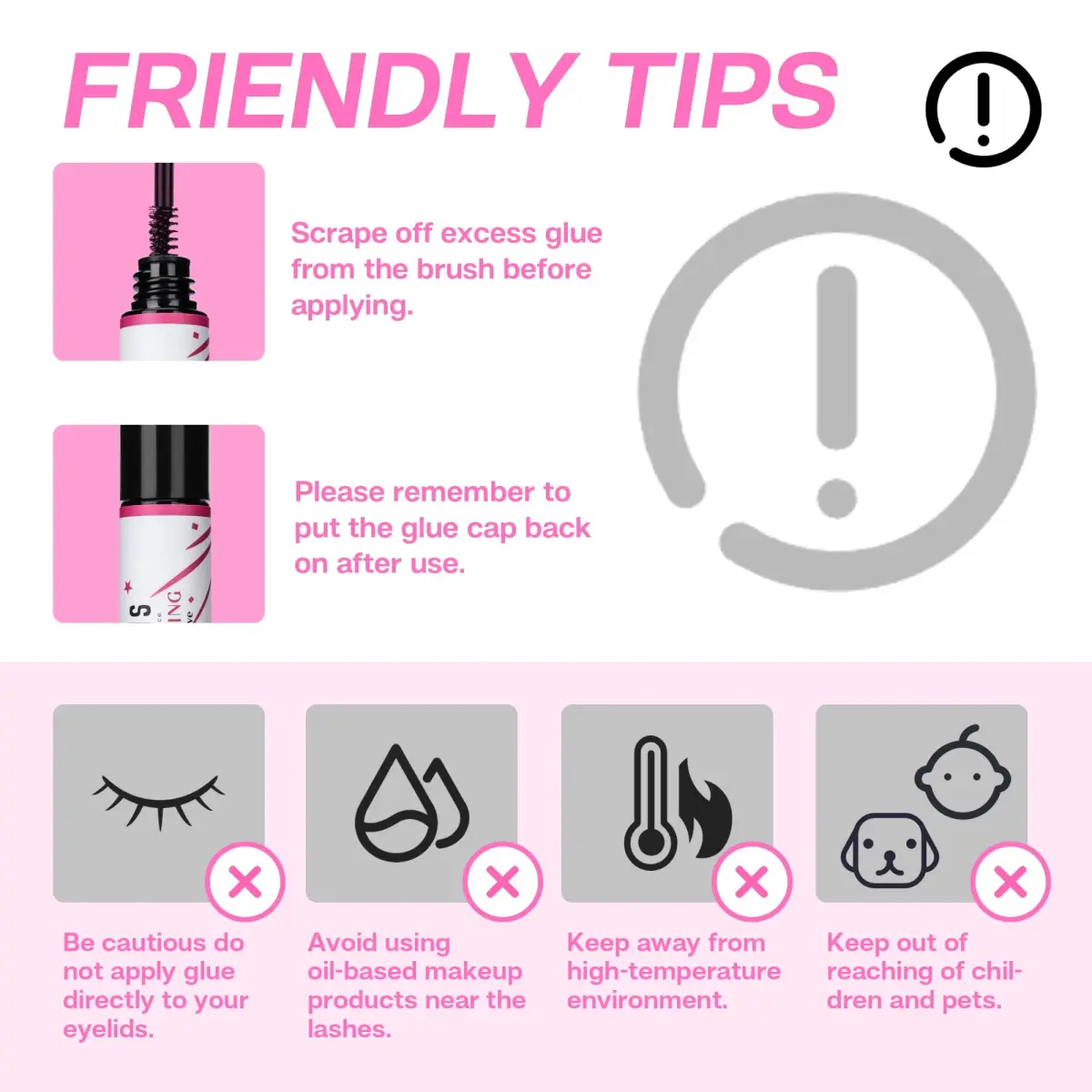 CALAILIS Cluster Lash Glue 2 Pack | Super Strong Hold for 48 Hours - view 7