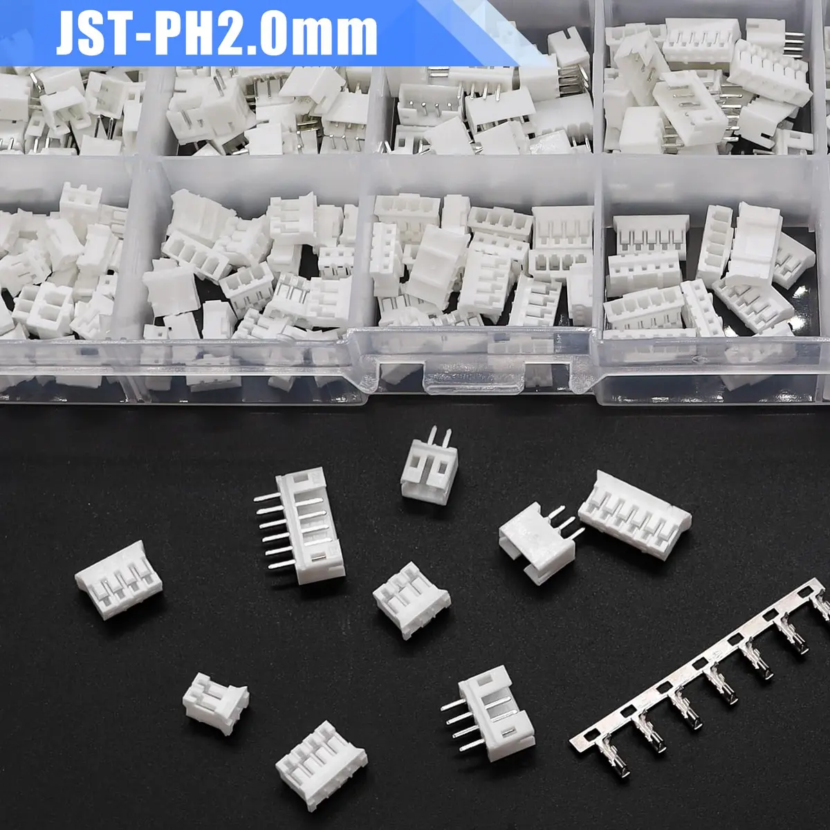 Taiss JST PH Connector Kit 580PCS 2.0mm | Widely Used in Household & Electronics - view 5