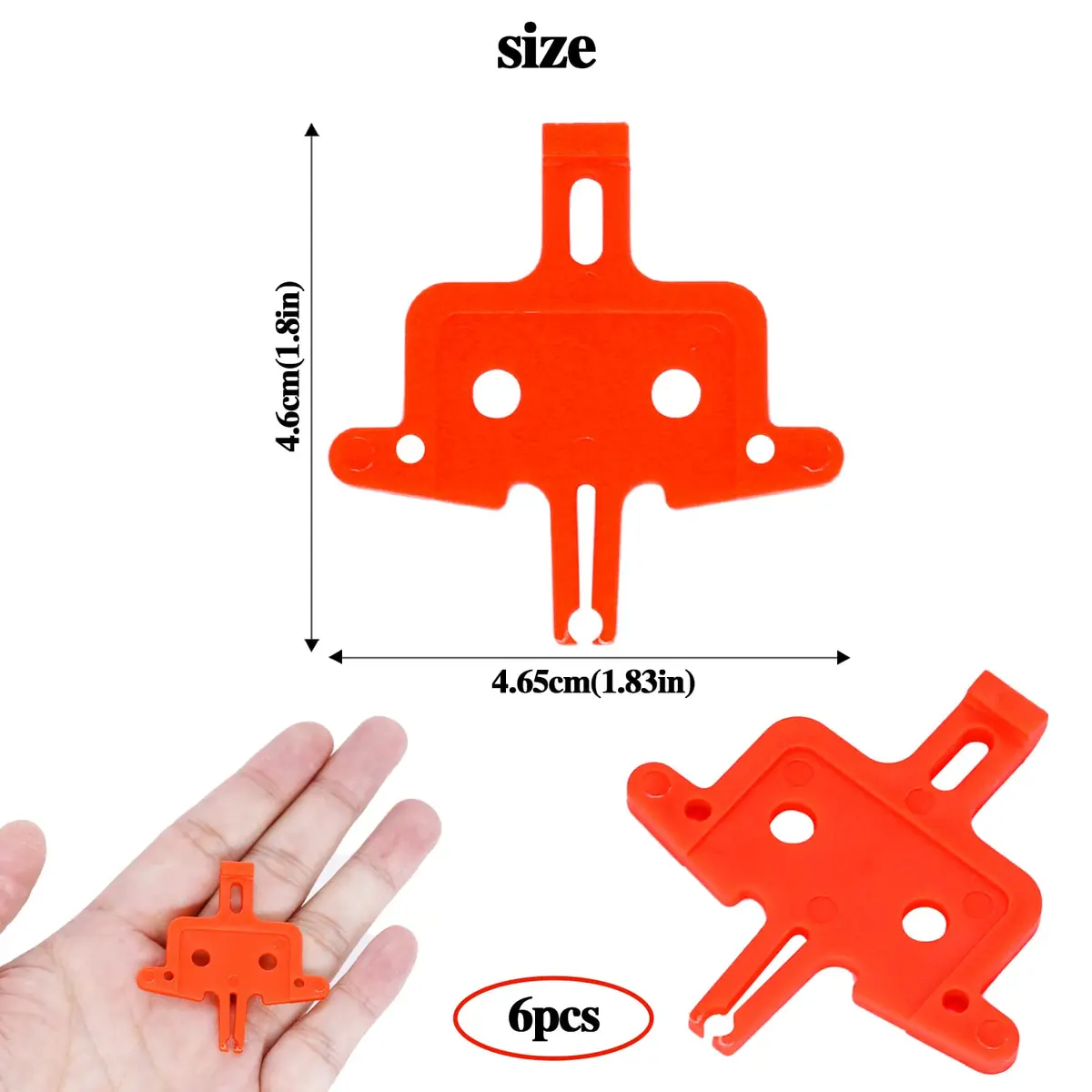Sliverdew Bicycle Brake Pad Spacer 6PCS | Hydraulic Disc Brake Tool for MTB & Road Bikes - view 2
