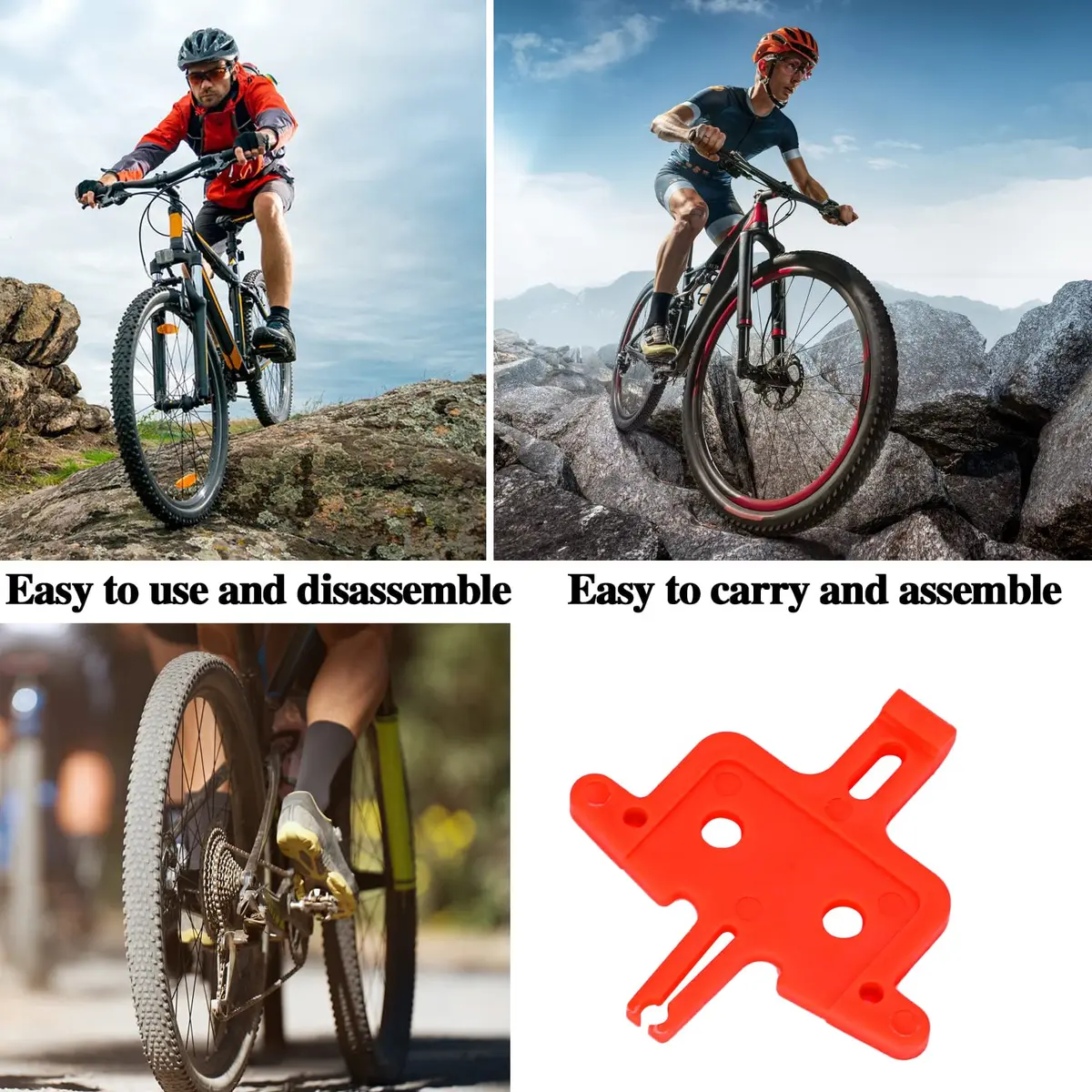 Sliverdew Bicycle Brake Pad Spacer 6PCS | Hydraulic Disc Brake Tool for MTB & Road Bikes - view 4