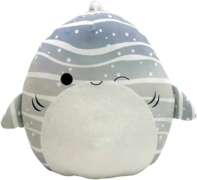 Squishmallows 16-Inch Grey Striped Whale Shark Plush | Ultrasoft Stuffed Animal for Kids & Collectors - view 2