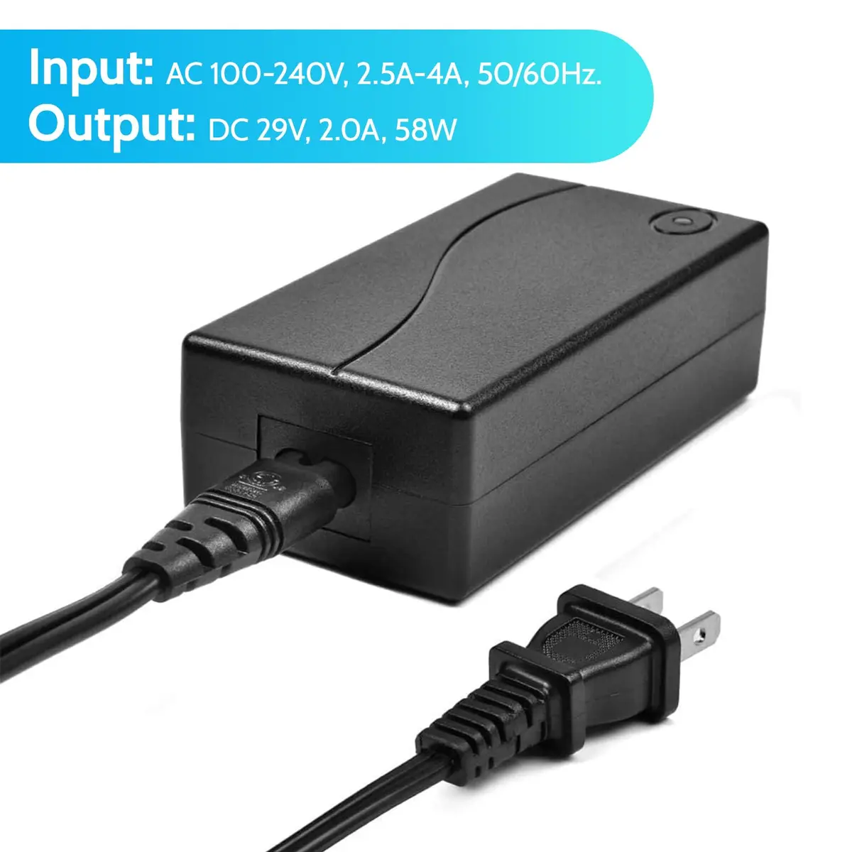 Sopito Power Supply for Recliner 29V 58W | AC/DC Adapter with 3 Cables for Lift Chairs - view 2