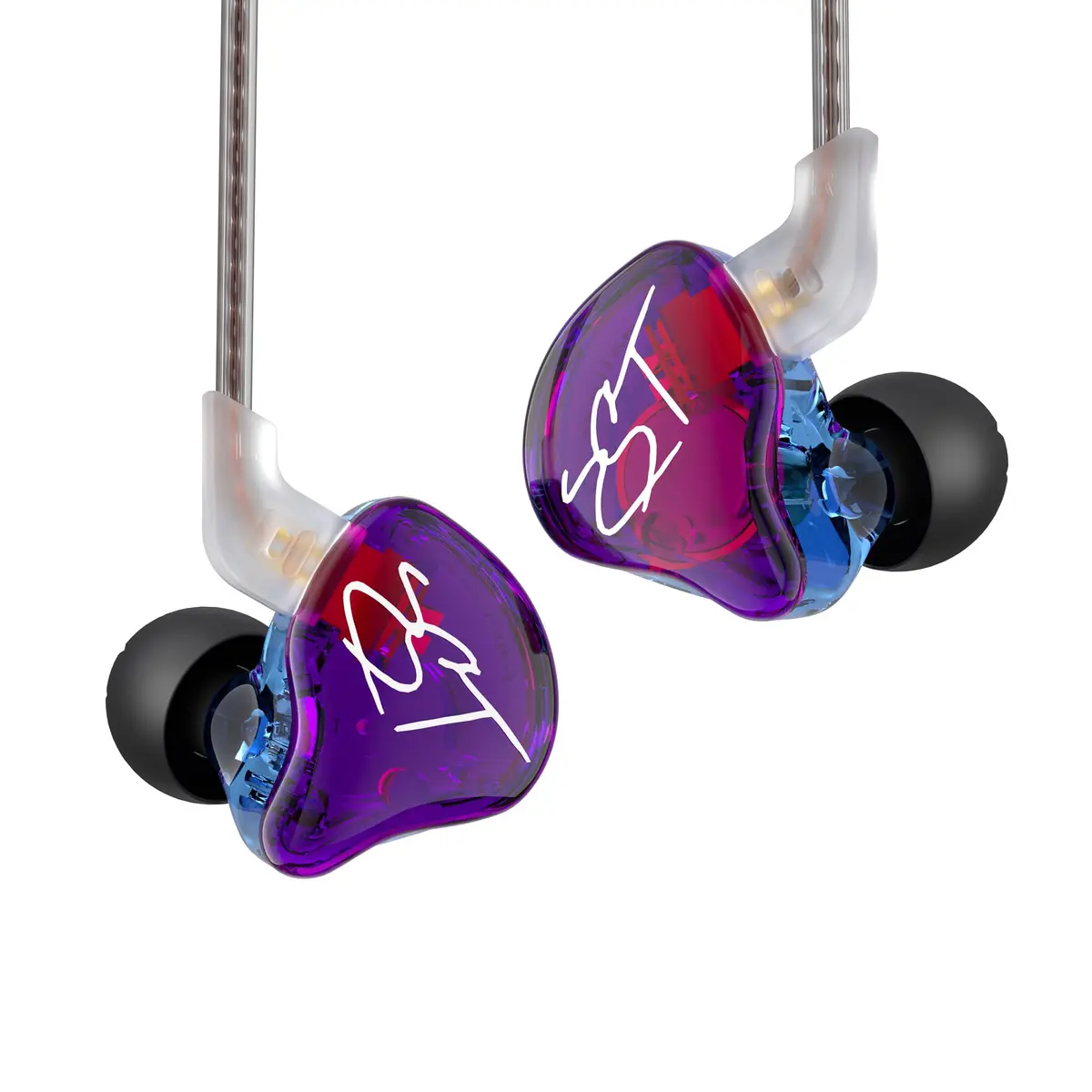 EZ EAR KZ ZST In Ear Monitor Headphone Hybrid 1BA+1DD Wired Earbuds 3.5mm | HiFi Gaming & Music - main product image
